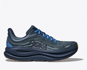 נעלי HOKA Bondi 9 Wide לגברים – צבע Faded Navy / Slate Blue (נייבי דהוי) בגזרה רחבה 2E נעלי HOKA Bondi 9 Wide לגברים – צבע Faded Navy / Slate Blue (נייבי דהוי) בגזרה רחבה 2E