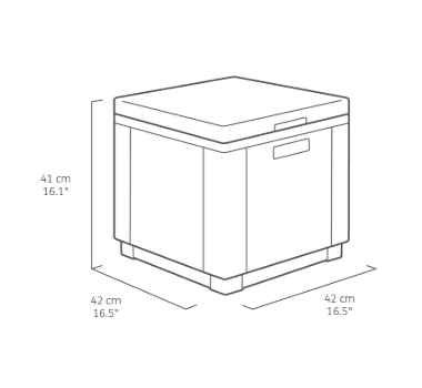 ����� ����� ������� 40 ���� Allibert 17194600 Ice Box ���� ��� KETER 