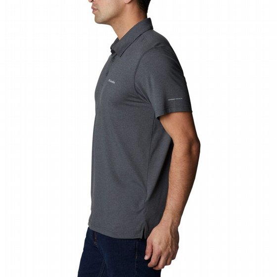 ���� TECH TRAIL POLO shark/blue �������� Columbia