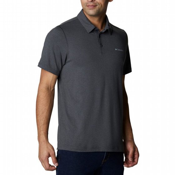 ���� TECH TRAIL POLO shark/blue �������� Columbia