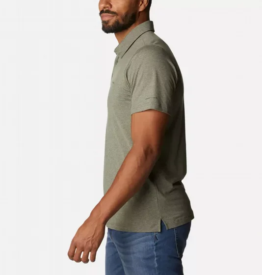 ���� TECH TRAIL POLO stone green  �������� Columbia