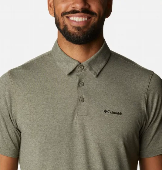 ���� TECH TRAIL POLO stone green  �������� Columbia