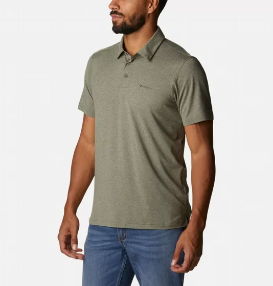 ���� TECH TRAIL POLO stone green  �������� Columbia