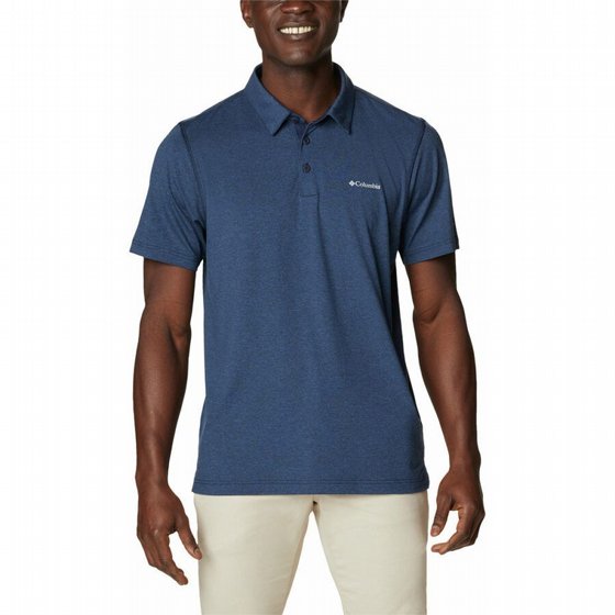 ���� TECH TRAIL POLO c_navy  �������� Columbia