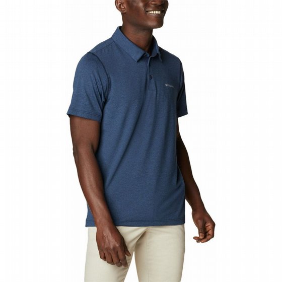 ���� TECH TRAIL POLO c_navy  �������� Columbia