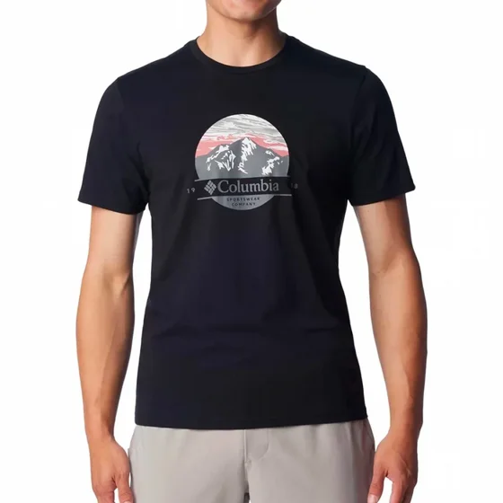 ����� �� ��� PATH LAKE GRAPHIC TEE II Black �������� Columbia