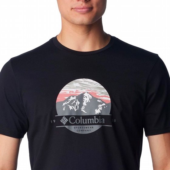 ����� �� ��� PATH LAKE GRAPHIC TEE II Black �������� Columbia