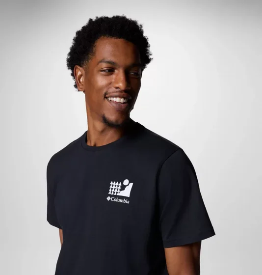 ����� �� ��� EXPLORERS CANYON BACK SS T blk/hex �������� Columbia
