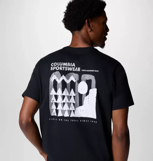 ����� �� ��� EXPLORERS CANYON BACK SS T blk/hex �������� Columbia