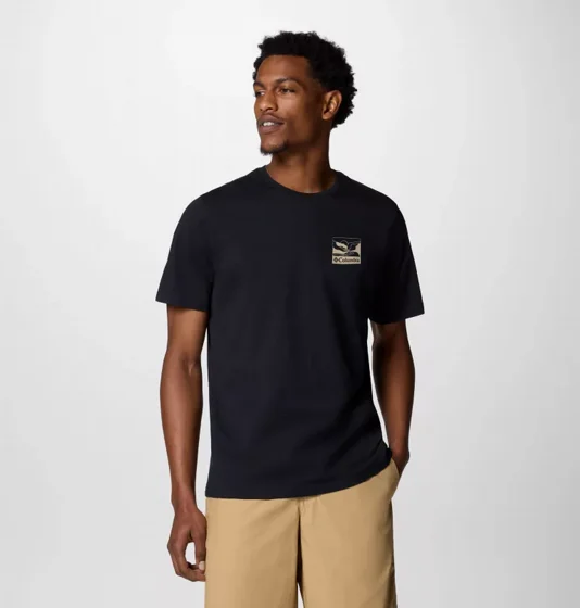 ����� �� ��� EXPLORERS CANYON BACK SS T blk/tsc  Columbia ��������