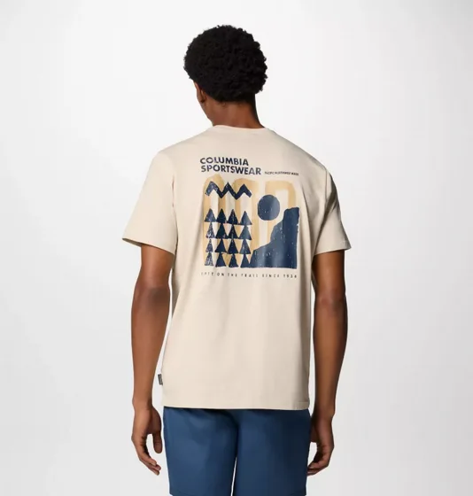 ����� �� ��� EXPLORERS CANYON BACK SS T dark stone print  �������� Columbia