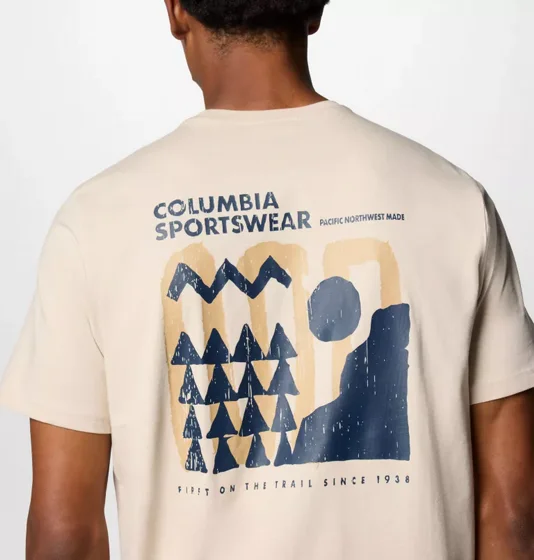 ����� �� ��� EXPLORERS CANYON BACK SS T dark stone print  �������� Columbia