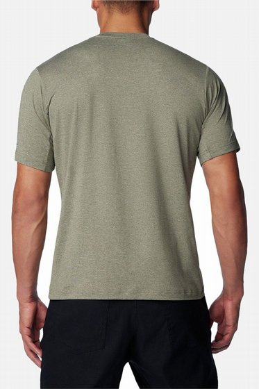 ����� ��� � TECH TRAIL CREW NECK II stone green �������� Columbia