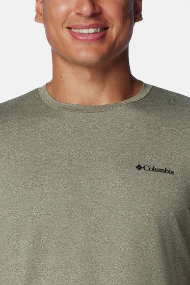 ����� ��� � TECH TRAIL CREW NECK II stone green �������� Columbia