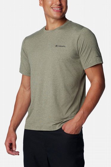 ����� ��� � TECH TRAIL CREW NECK II stone green �������� Columbia