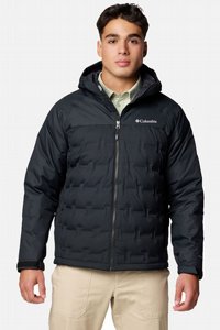 ���� ��� ������ �������� ���� Columbia Grand Trek III Down Hooded Jacket M Stone Green