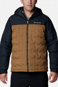 ���� ��� ������ �������� ���� Columbia Grand Trek III Down Hooded Jacket M Stone Green