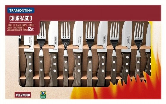 �� ���"� 12 ����� Tramontina Polywood ���� � 6 ������ �-6 ������, ���� �� ����� ������ (��"� 21199/996)
