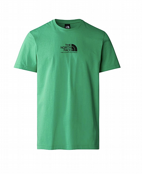����� ���� ���� ����   M S/S FINE ALPINE EQUIPMENT TEE 3- EU OPTIC EMERALD The North Face