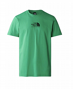 ����� ���� ���� ����   M S/S FINE ALPINE EQUIPMENT TEE 3- EU OPTIC EMERALD The North Face