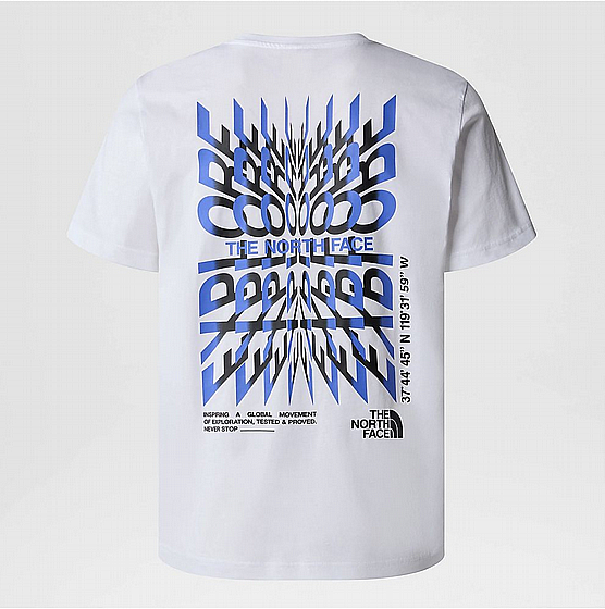 ����� ���� ���� ����   The North M SS24 COORDINA TES S/S TEE TNF WHITE  