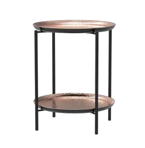 שולחן קפה עם מגש כפול בצבע נחושת COPPER TABLE כתר דגם 249957 שולחן קפה עם מגש כפול בצבע נחושת COPPER TABLE כתר דגם 249957
