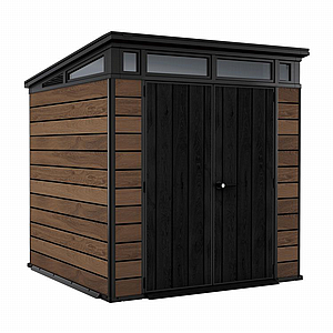 מחסן גינה DECO PENT 77 Walnut כתר Keter מחסן גינה DECO PENT 77 Walnut כתר Keter