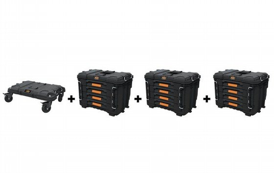 ���� ���� ����� ������� + 12 ������ ��� KETER ROC Pro Gear (��� 273823)
