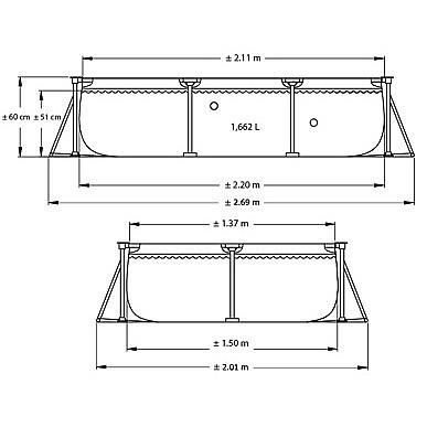 ����� ������� ������ INTEX  220X150X60