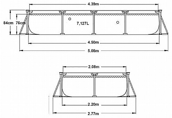 ����� ������� ������ INTEX 450X220X84 