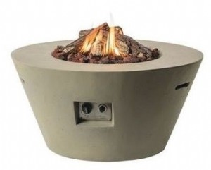 מדורת גן גז קונוס 96 ס"מ אפור חום HAPPY COCOONING מדורת גן גז קונוס 96 ס"מ אפור חום HAPPY COCOONING