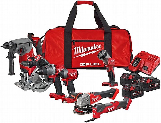 �� 7 ���� 18V + ���� ������ 5 ���� ������� Milwaukee Fuel Brushless