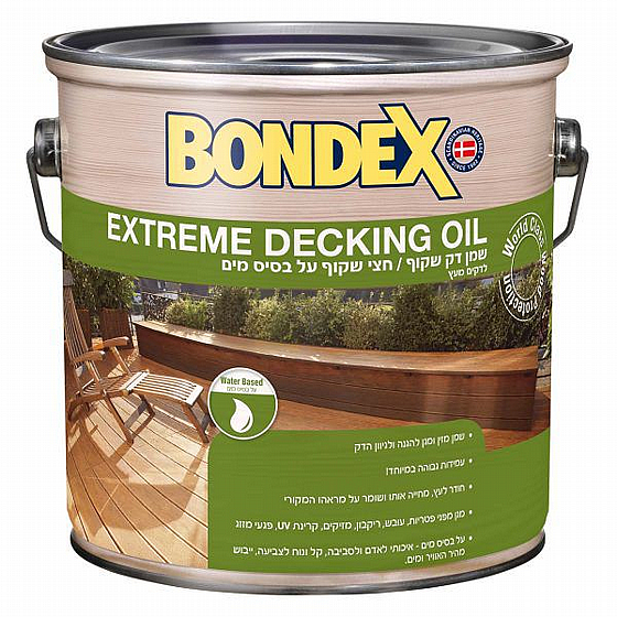 ������ ��� �� ������� ���� 2.5 ���� Bondex Extreme Decking Oil *����� ���� ����*