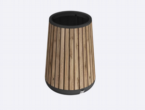 עציץ גבוה קלאסי Signature Conical Tall Planter – Pine Brown מבית Keter עציץ גבוה קלאסי Signature Conical Tall Planter – Pine Brown מבית Keter