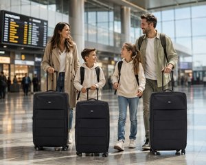 סט 3 מזוודות בד KIIP Cosmopolitan – 20/26/30 אינץ' עם מנעול TSA סט 3 מזוודות בד KIIP Cosmopolitan – 20/26/30 אינץ' עם מנעול TSA