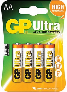4 ������ GP AA Ultra Alkaline