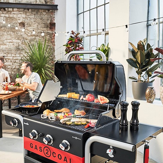���� �� ������� ����� ��� 3 ����� ������� + ���� �� Char Broil Gas2Coal