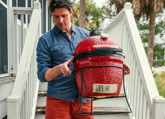 ���� ������ ��� ���� ����� �� ������ Kamado Joe Jr 13.5 ����