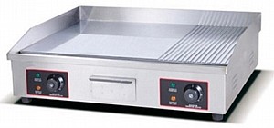 פלטת צלייה חשמלית 50/70 ס"מ 1/3 מחורץ NESLY פלטת צלייה חשמלית 50/70 ס"מ 1/3 מחורץ NESLY