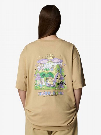����� ���� ���� ���� THE NORTH FACE Unisex U Ss Mountain Cleanup Oversized Tee T-Shirt ����