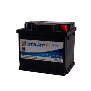 מצבר רכב START-UP 52 אמפר אירופאי RP3-052R-0D1 מצבר רכב START-UP 52 אמפר אירופאי RP3-052R-0D1