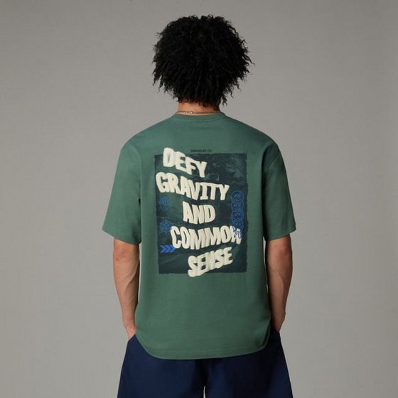 ���� ���� North Face LOGOWEAR TNF - LW - CVC Fleece M SS HERITAGE GRAPHIC RELAXED TEE �����
