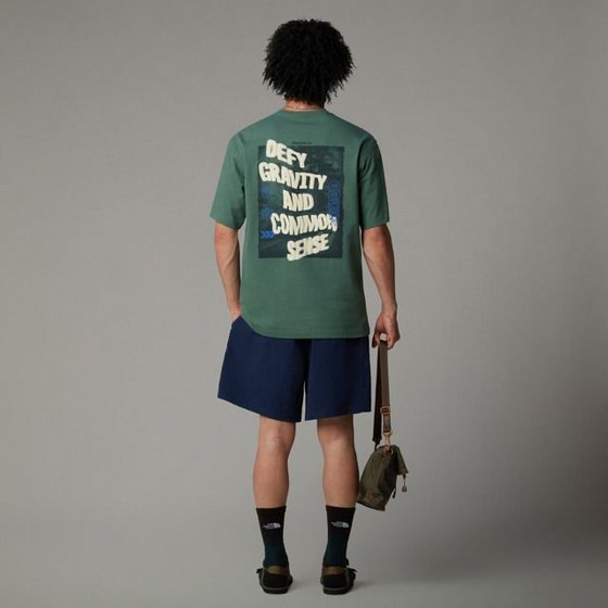 ���� ���� North Face LOGOWEAR TNF - LW - CVC Fleece M SS HERITAGE GRAPHIC RELAXED TEE �����
