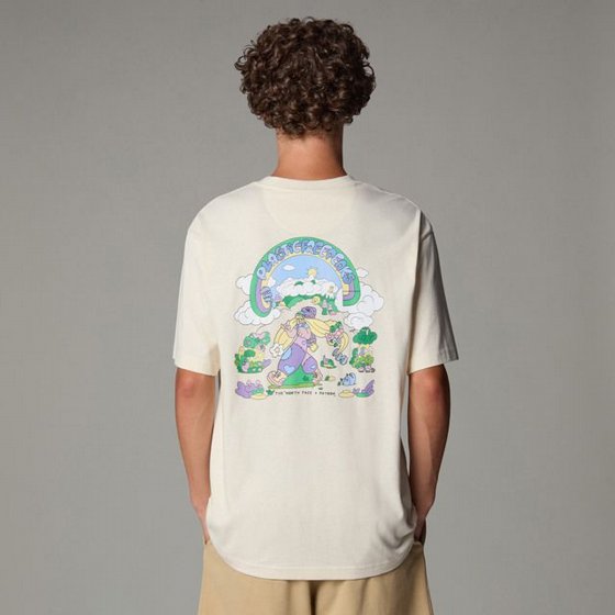 ���� ���� North Face LOGOWEAR TNF - LW - COTTON TEE U SS MOUNTAIN CLEANUP OVERSIZED TEE �����