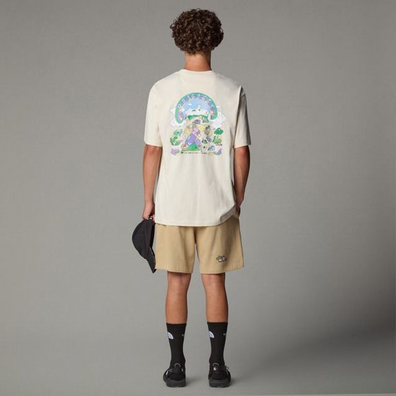 ���� ���� North Face LOGOWEAR TNF - LW - COTTON TEE U SS MOUNTAIN CLEANUP OVERSIZED TEE �����