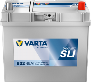 מצבר רכב VARTA 45 אמפר יפני קוטב עבה B32 מצבר רכב VARTA 45 אמפר יפני קוטב עבה B32