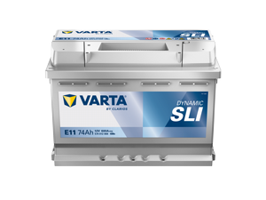 מצבר רכב VARTA 74 אמפר אירופאי E11 מצבר רכב VARTA 74 אמפר אירופאי E11
