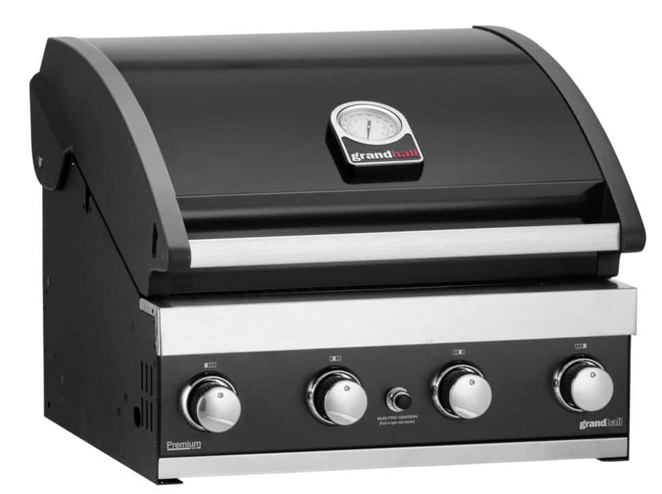 גריל גז ופחמים בנוי